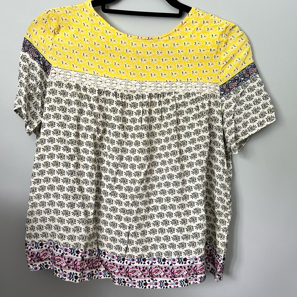 Blue Tassel Blouse